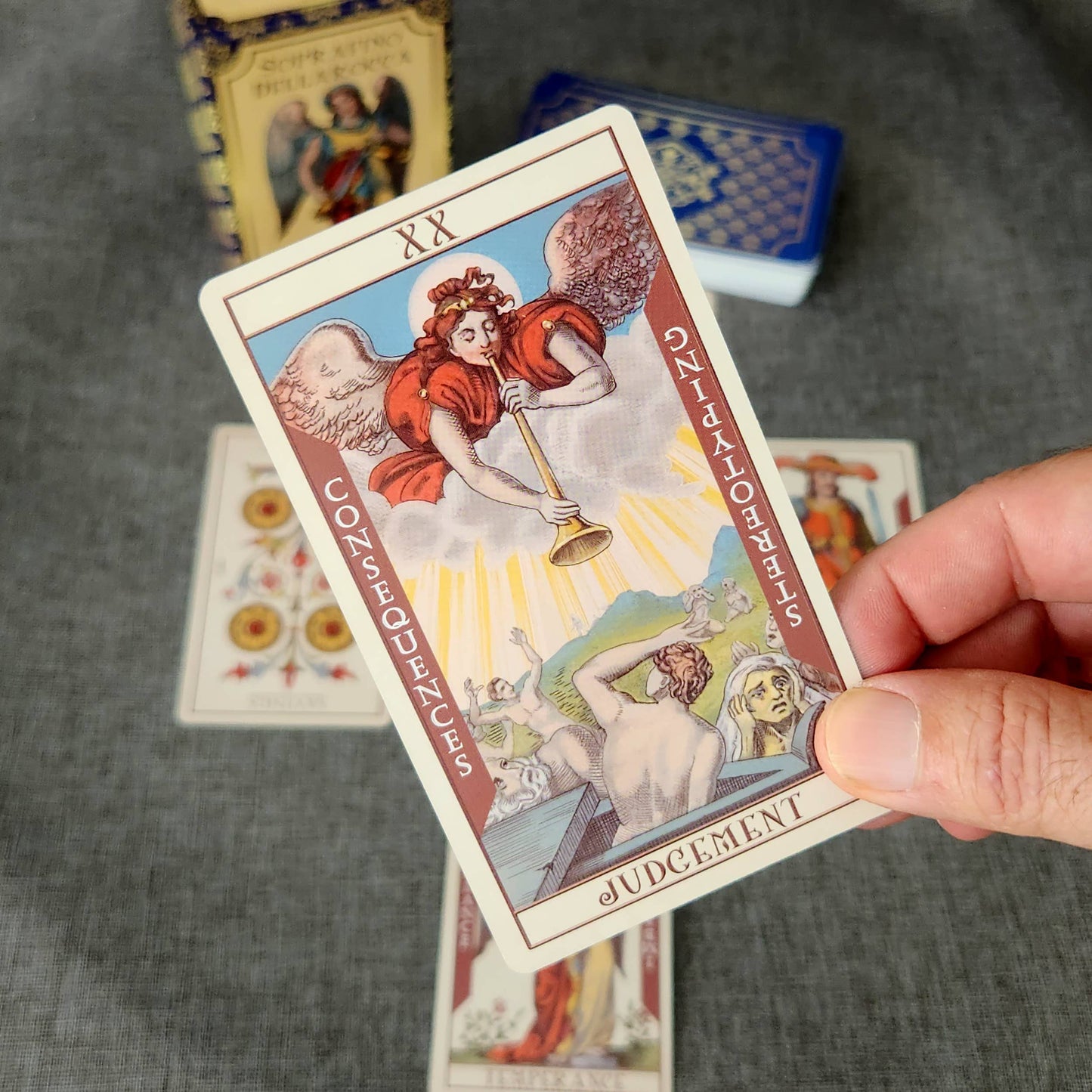 Soprafino Dellarocca Historical Tarot Cards Deck - Da Brigh