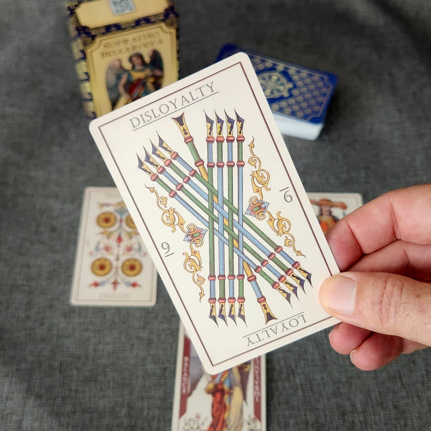 Soprafino Dellarocca Historical Tarot Cards Deck - Da Brigh