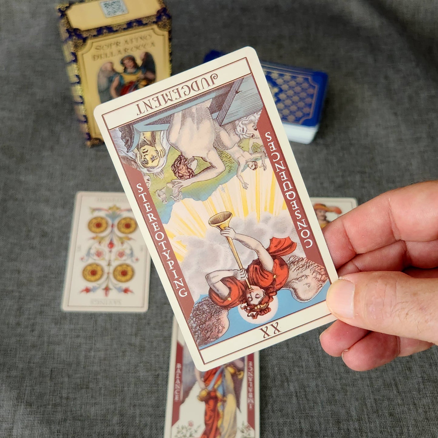 Soprafino Dellarocca Historical Tarot Cards Deck - Da Brigh