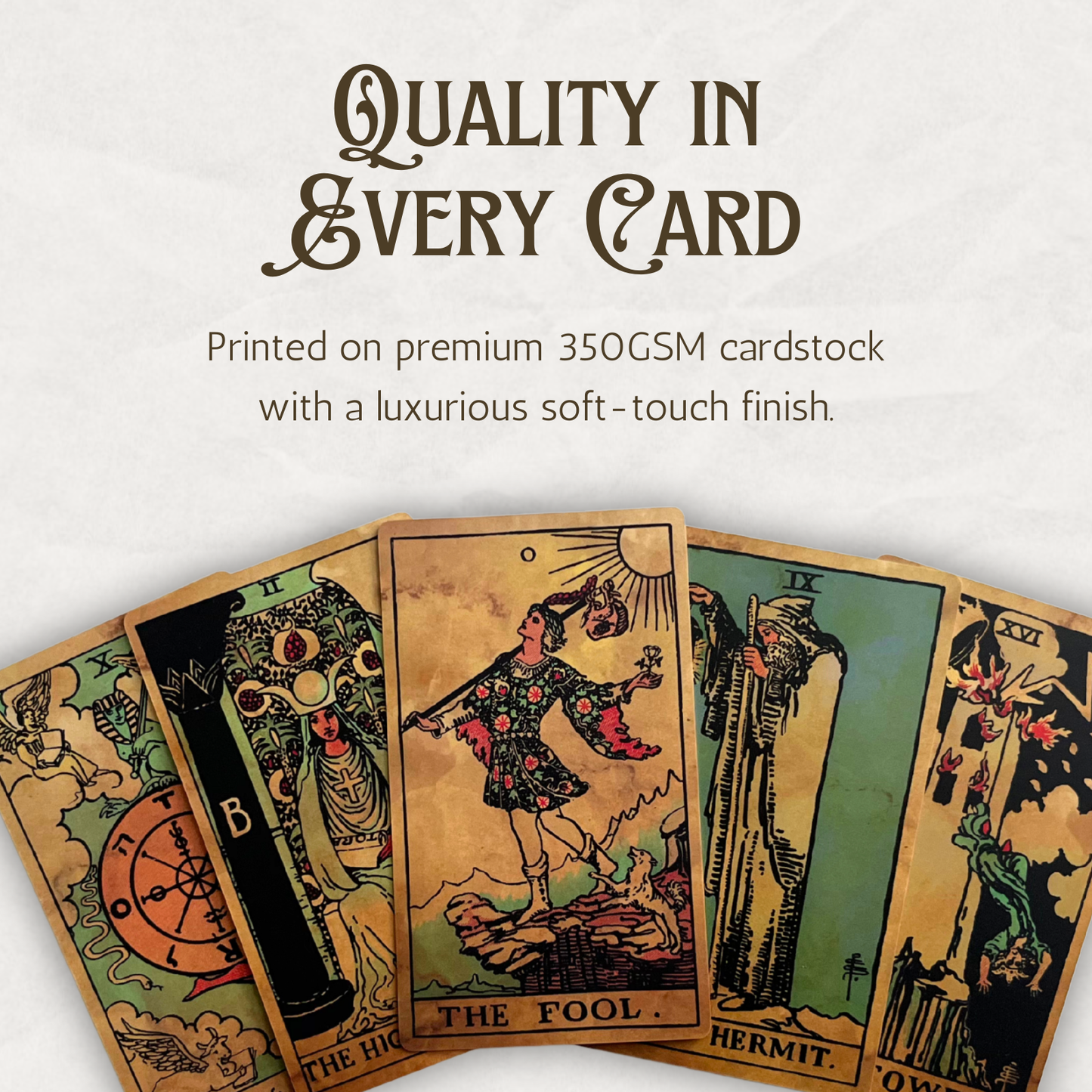 Antique Edition Tarot Deck & Guide | Classic RWS Design