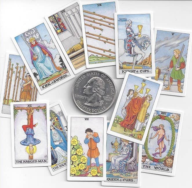 Tiny Universal Waite Tarot Cards — US Games Systems