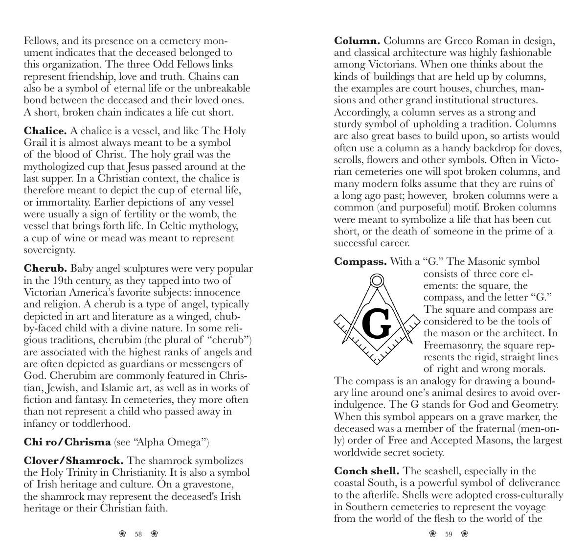 Page from a book or magazine with text and symbols related to architecture and design.