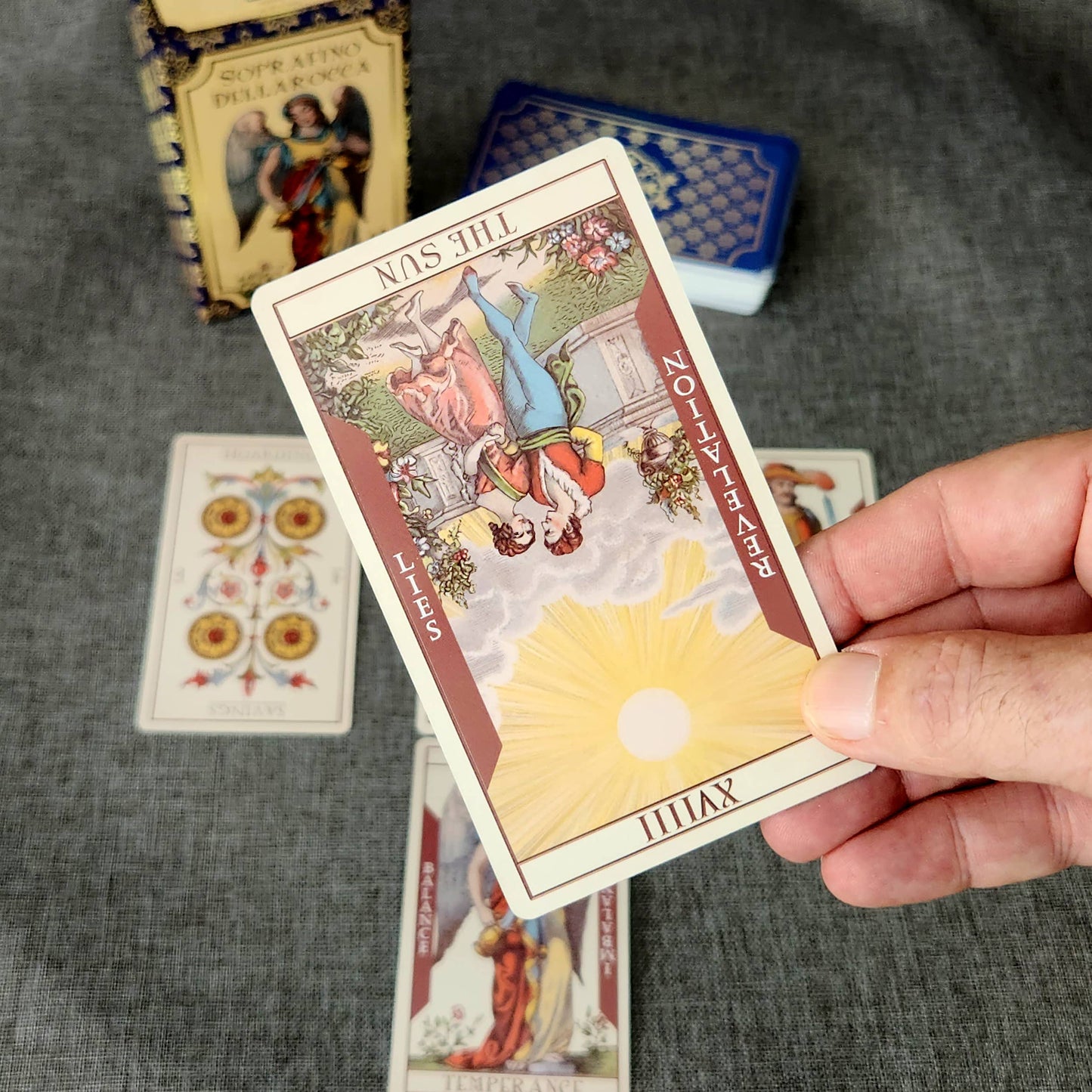 Soprafino Dellarocca Historical Tarot Cards Deck - Da Brigh