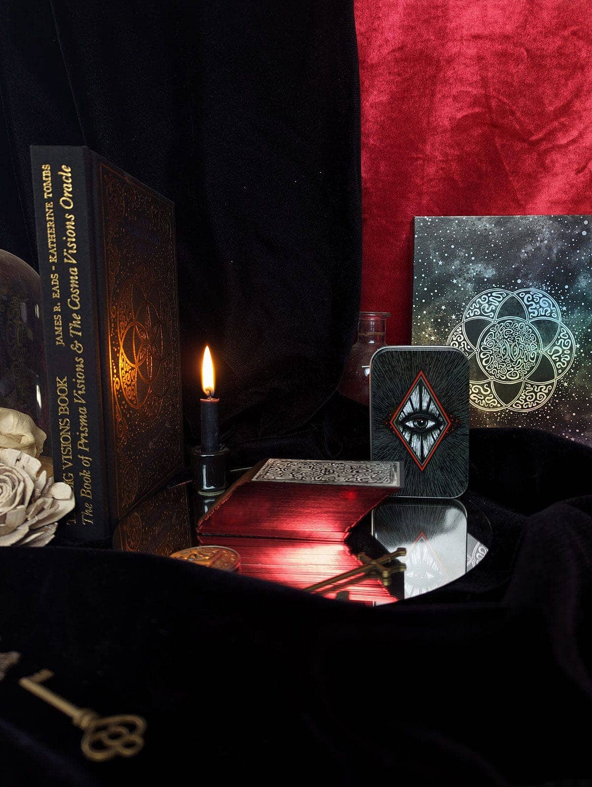 Little Night Visions tarot cards - mini pocket version in a tin