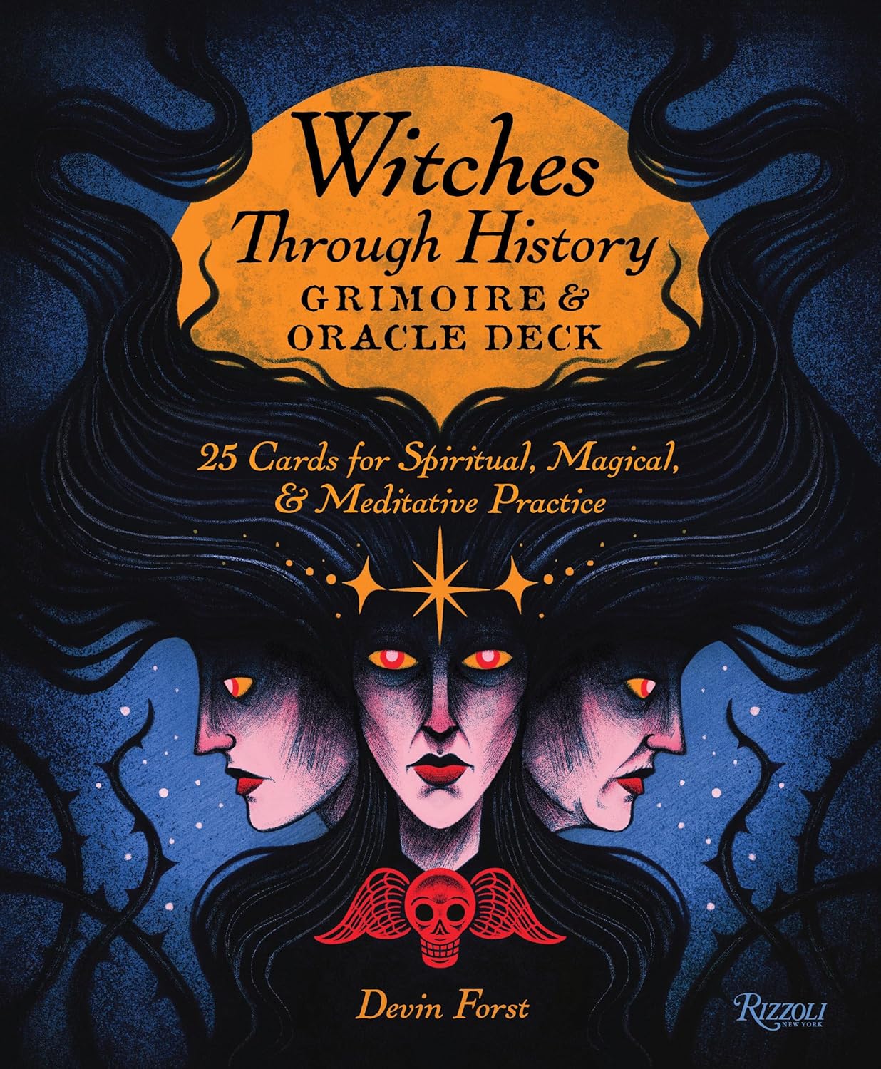 Witches Through History Oracle deck featuring historical witches and mystical artwork UK