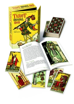 Tarot original 1909 1909 tarot card RWS Pamela Colman smith Kit version with book