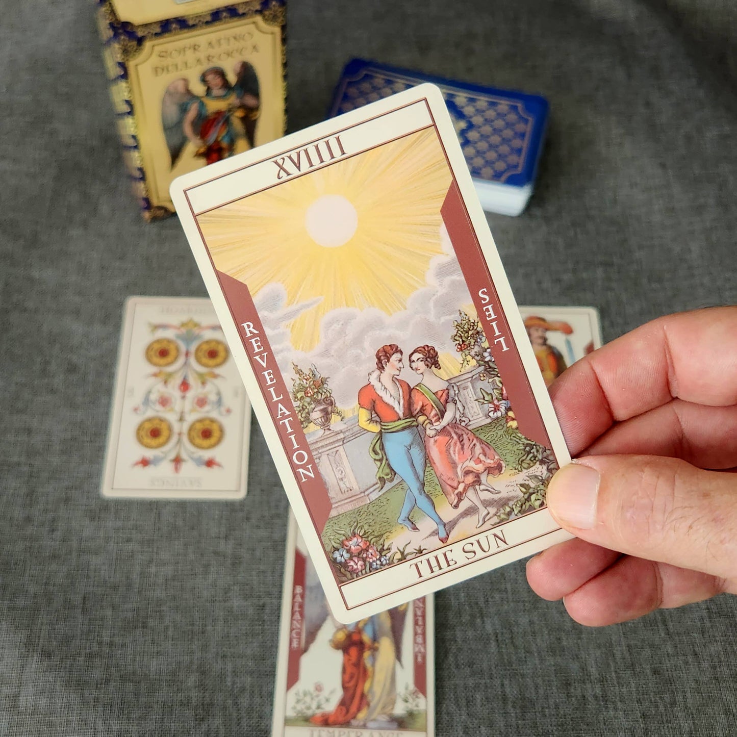 Soprafino Dellarocca Historical Tarot Cards Deck - Da Brigh