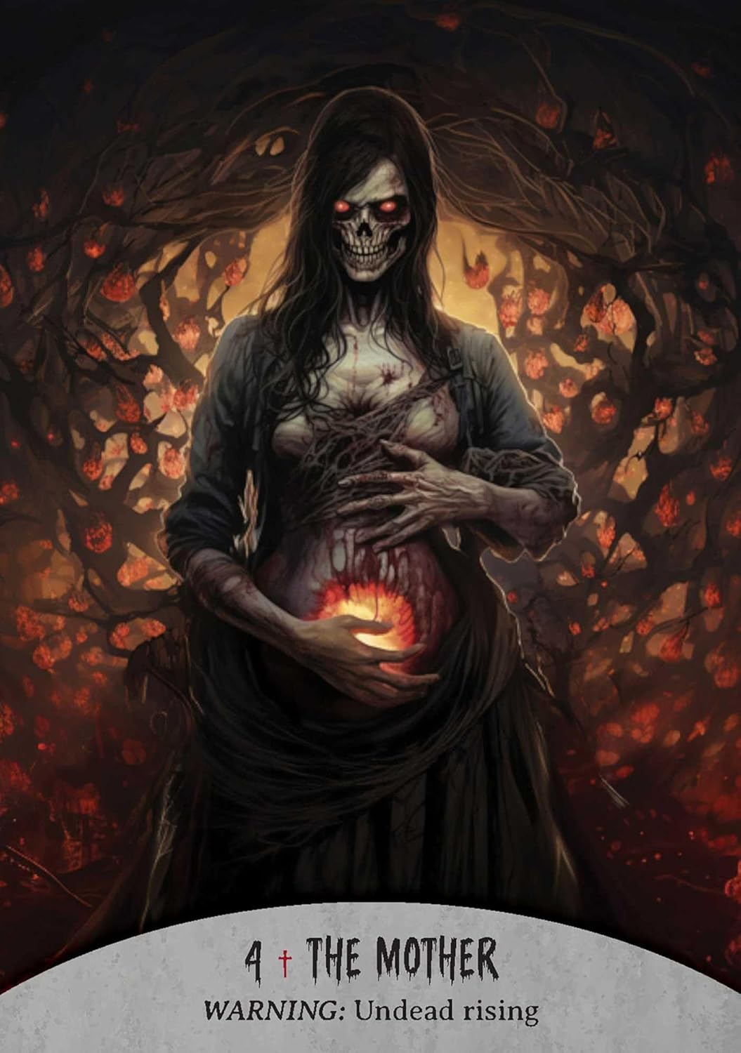 Oracle of the Undead deck by Corpse of Kay featuring zombie-themed oracle cards and guidebook.
