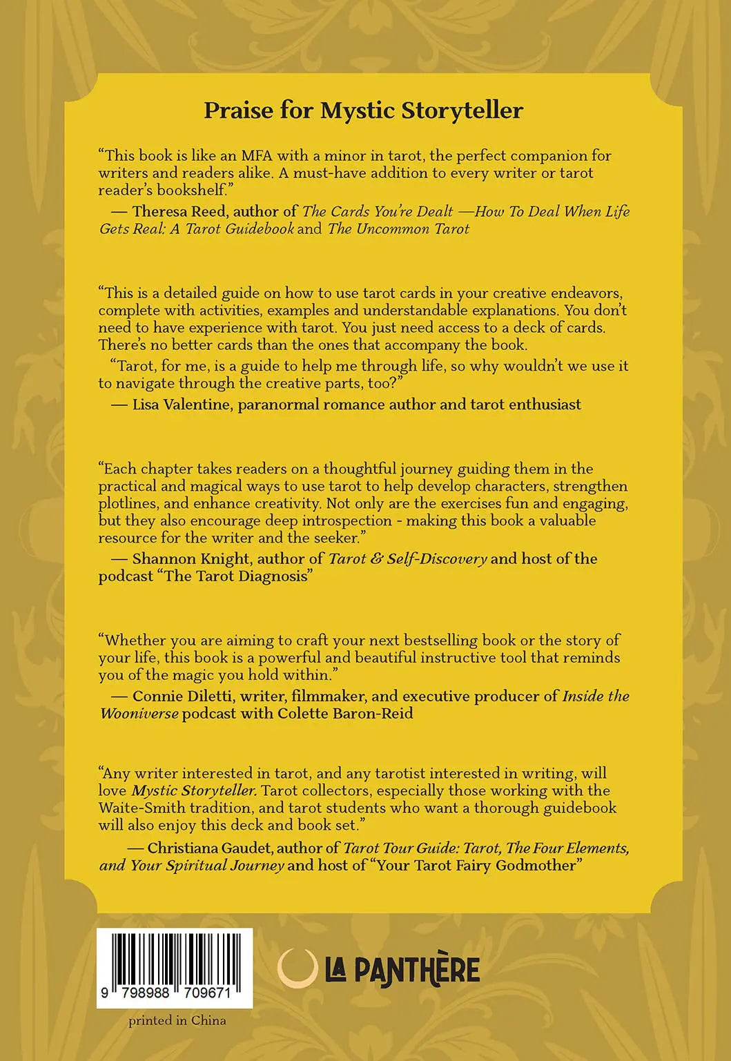 Mystic Storyteller: A Writer's Guide to Using the Tarot - Oneness emporium