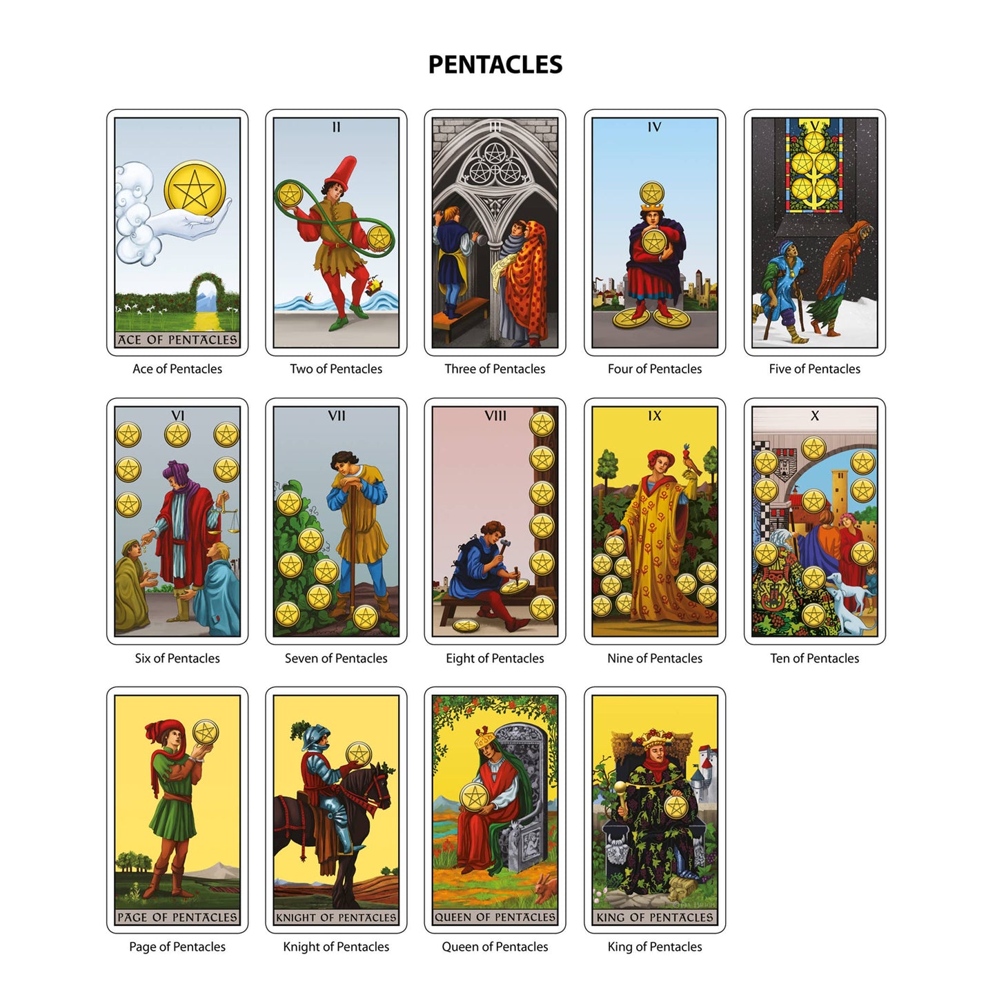 Lustrous Tarot Modern Tarot Cards Deck - Da Brigh