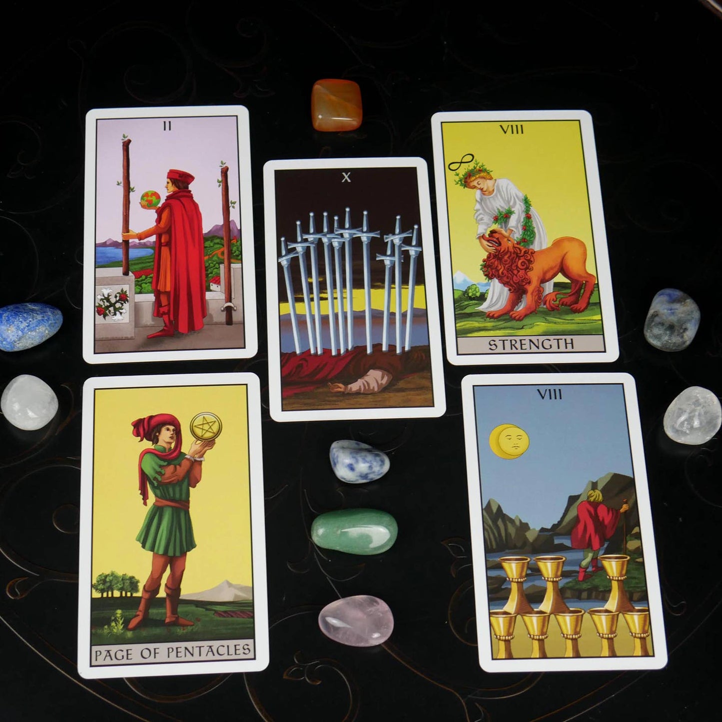 Lustrous Tarot Modern Tarot Cards Deck - Da Brigh