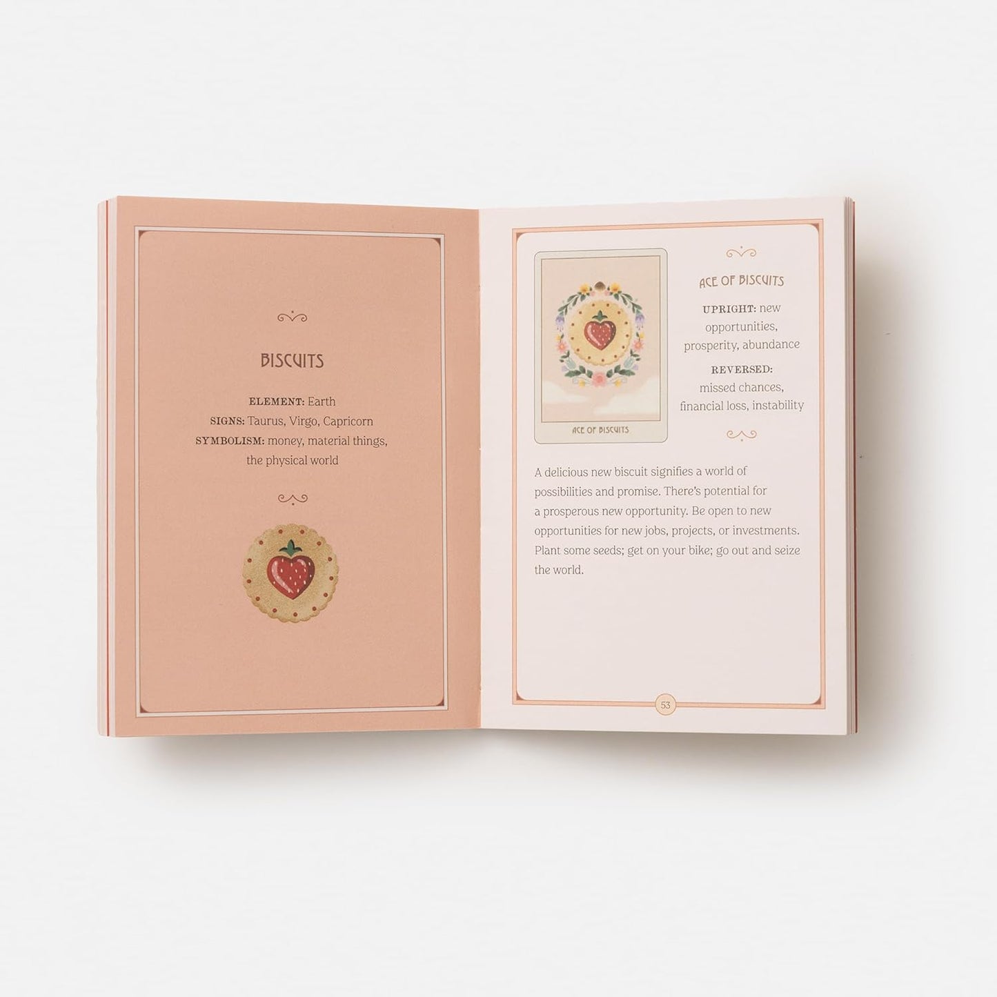 Open book with decorative pages on a white background
