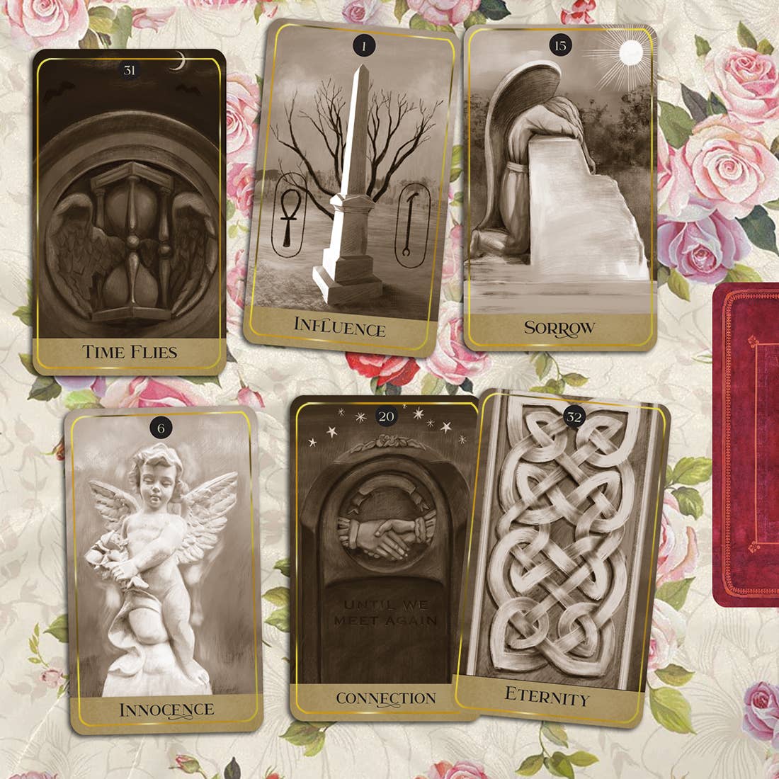 Roses, Dust & Ashes, oracle cards winner "Best Indie Deck of 2023" WDA