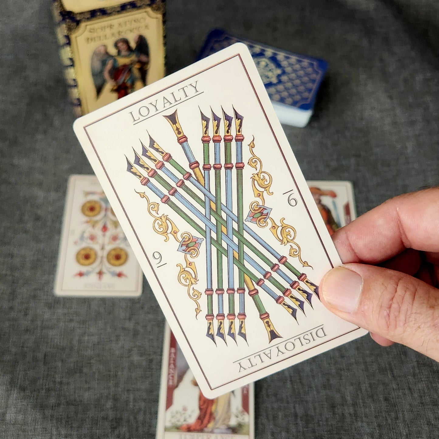 Soprafino Dellarocca Historical Tarot Cards Deck - Da Brigh