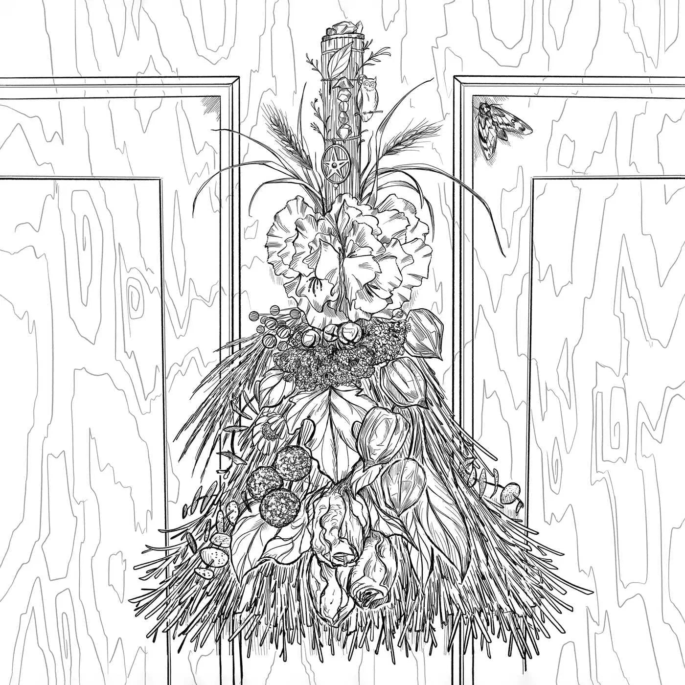 The Green Witch's Coloring Book: From Enchanting Forest Scenes to Intricate Herb Gardens, Conjure the Colorful World of Natural Magic (Green Witch Witchcraft Series) - Oneness emporium