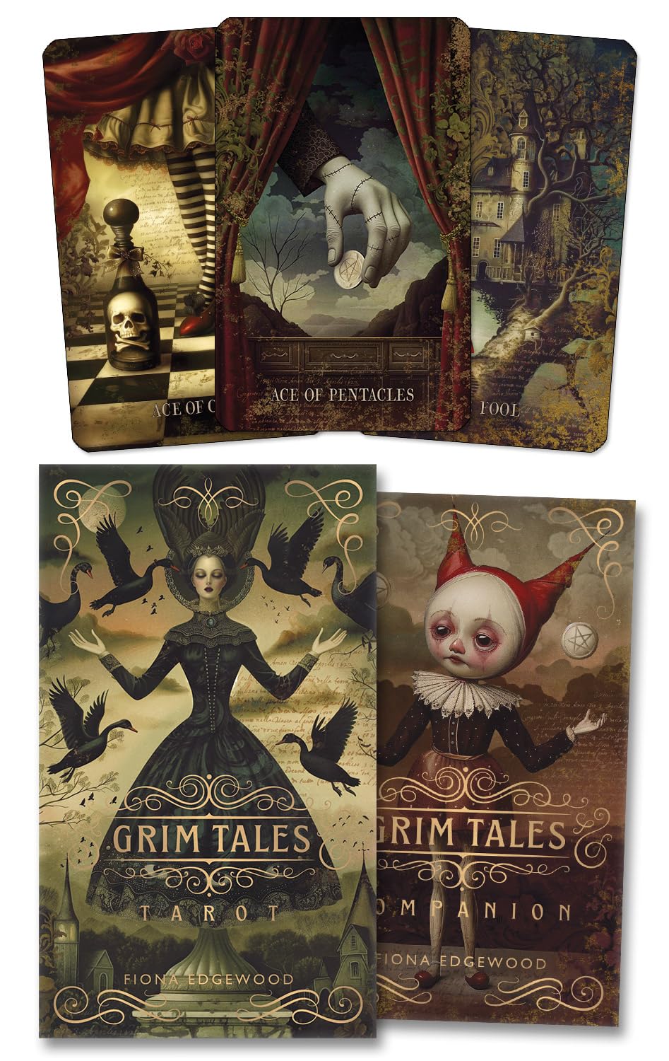 Grim Tales Tarot: 78 Cards and 188-Page Guidebook