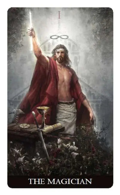 The Magician tarot card - Heaven and earth mini deck Lo Scarabeo - Oneness Emporium