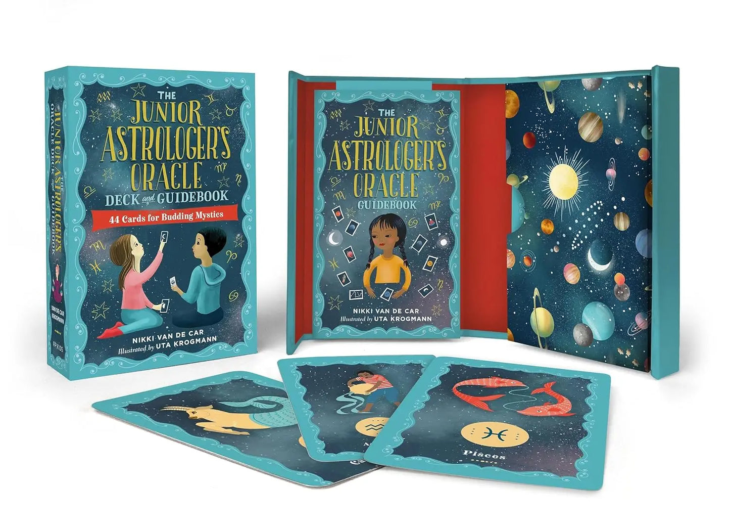The Junior Astrologer's Oracle Deck and Guidebook: 44 Cards for Budding Mystics (Junior Handbook) Oneness emporium