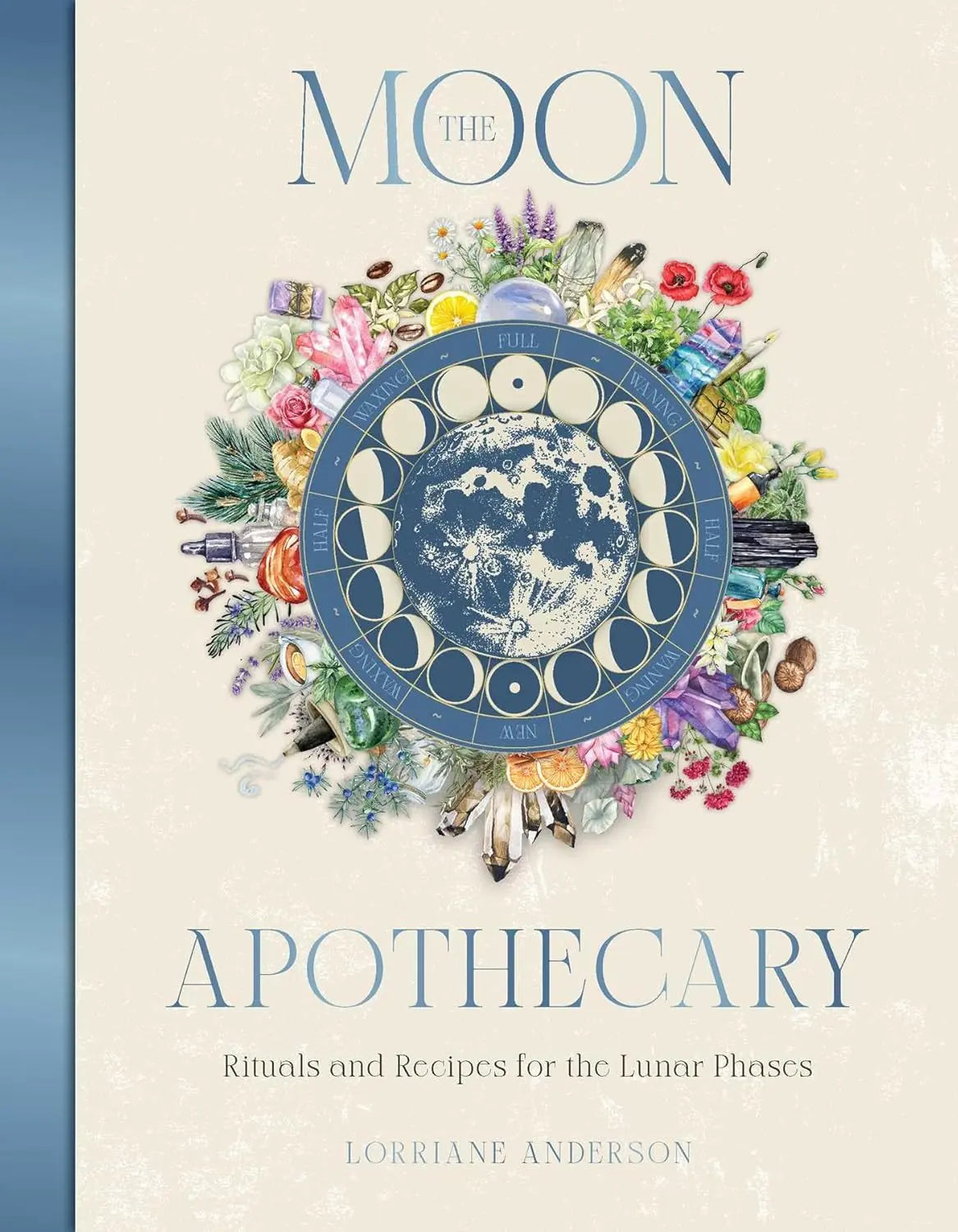 Moon Apothecary book with lunar rituals and self-care recipes for moon magic.
