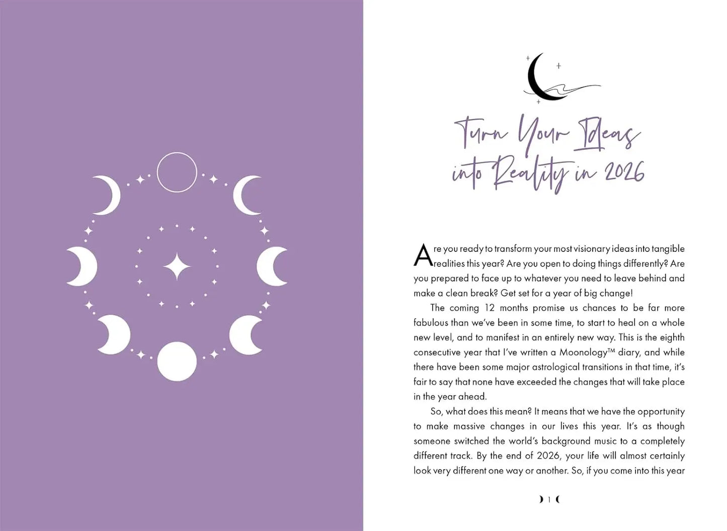 Moonology™ Diary 2026: Harness the Magic of the Moon to Manifest Your Best Life - Oneness emporium