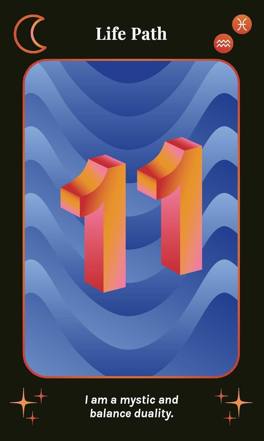 Mystic Mondays Numerology Deck with colourful number symbolism and modern oracle design