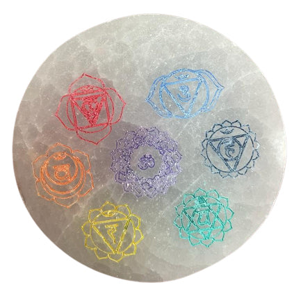 Selenite charging plates