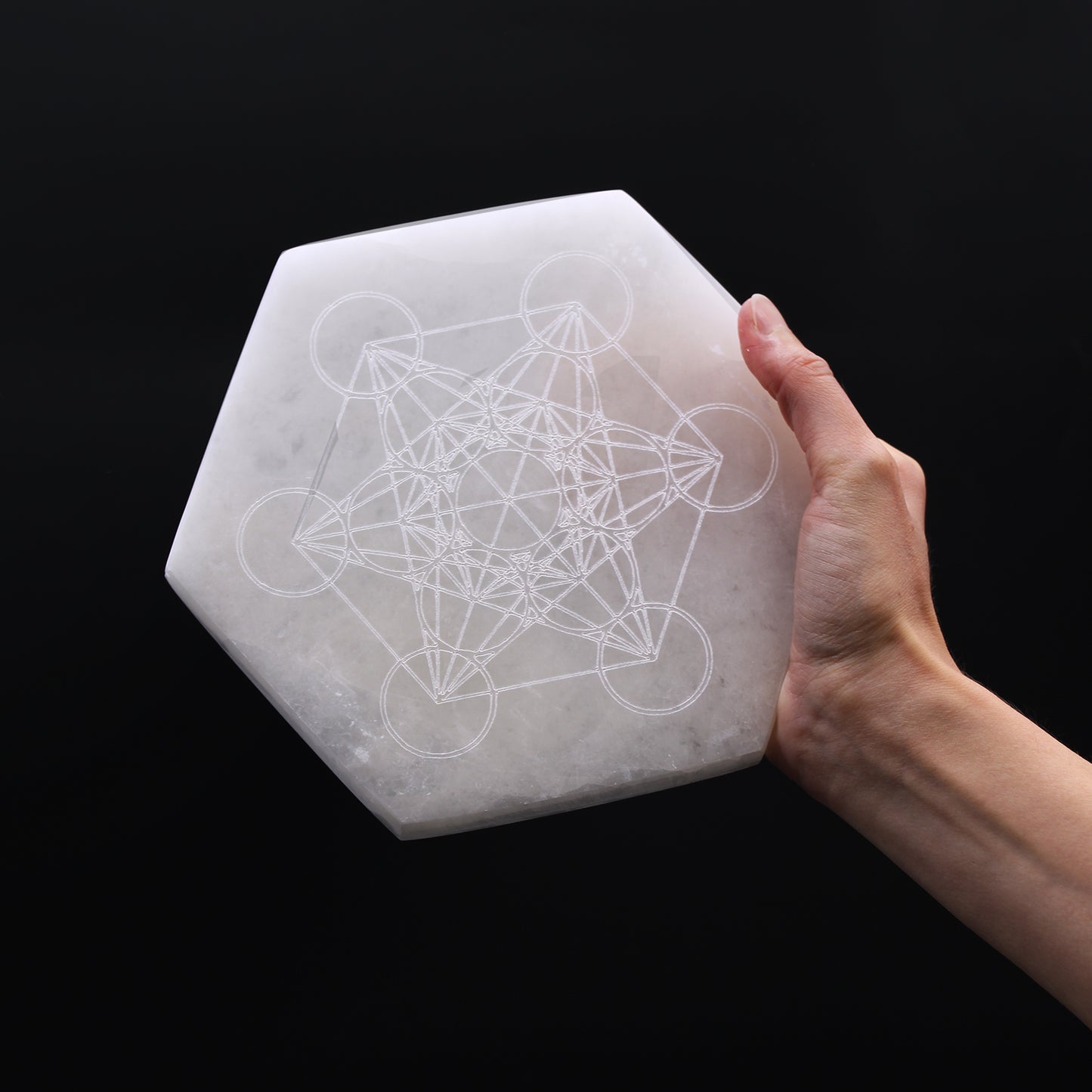 Selenite charging plates