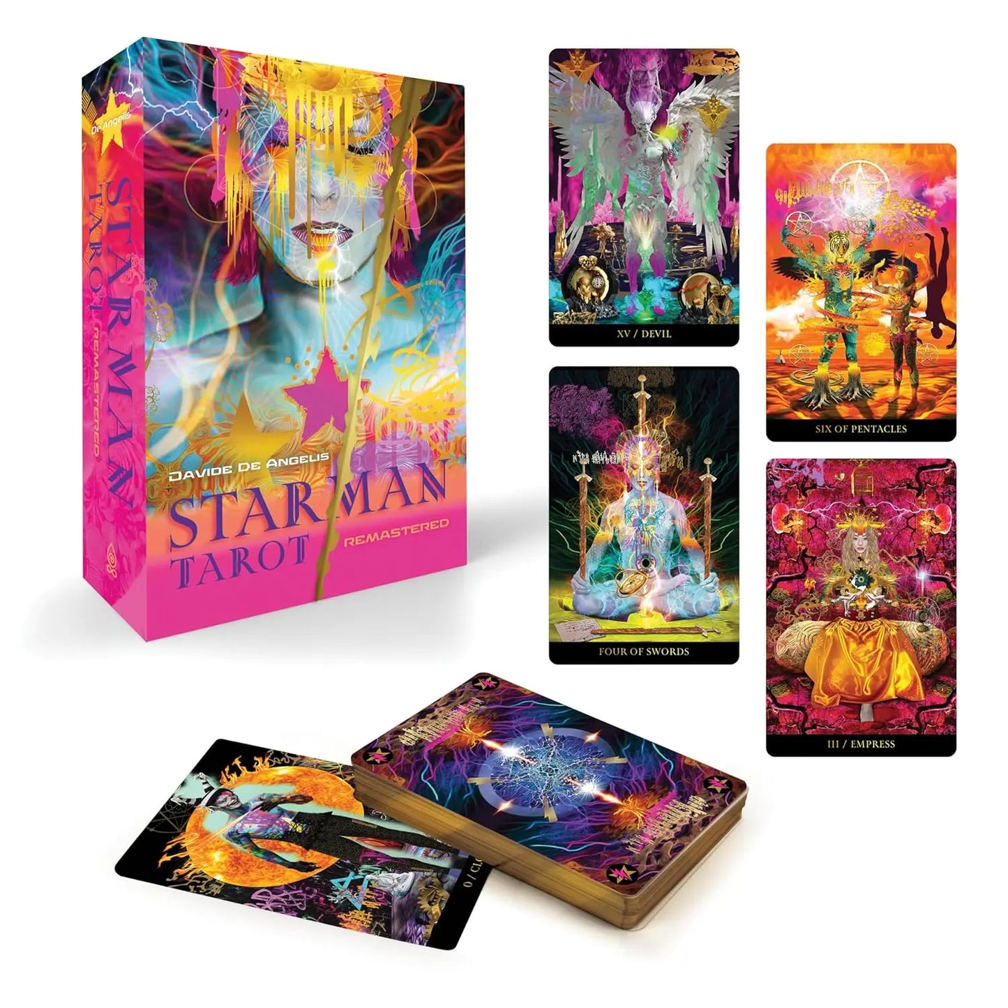 Starman Tarot: Remastered (Tarot Deck and Guidebook, Box Set) - Oneness emporium