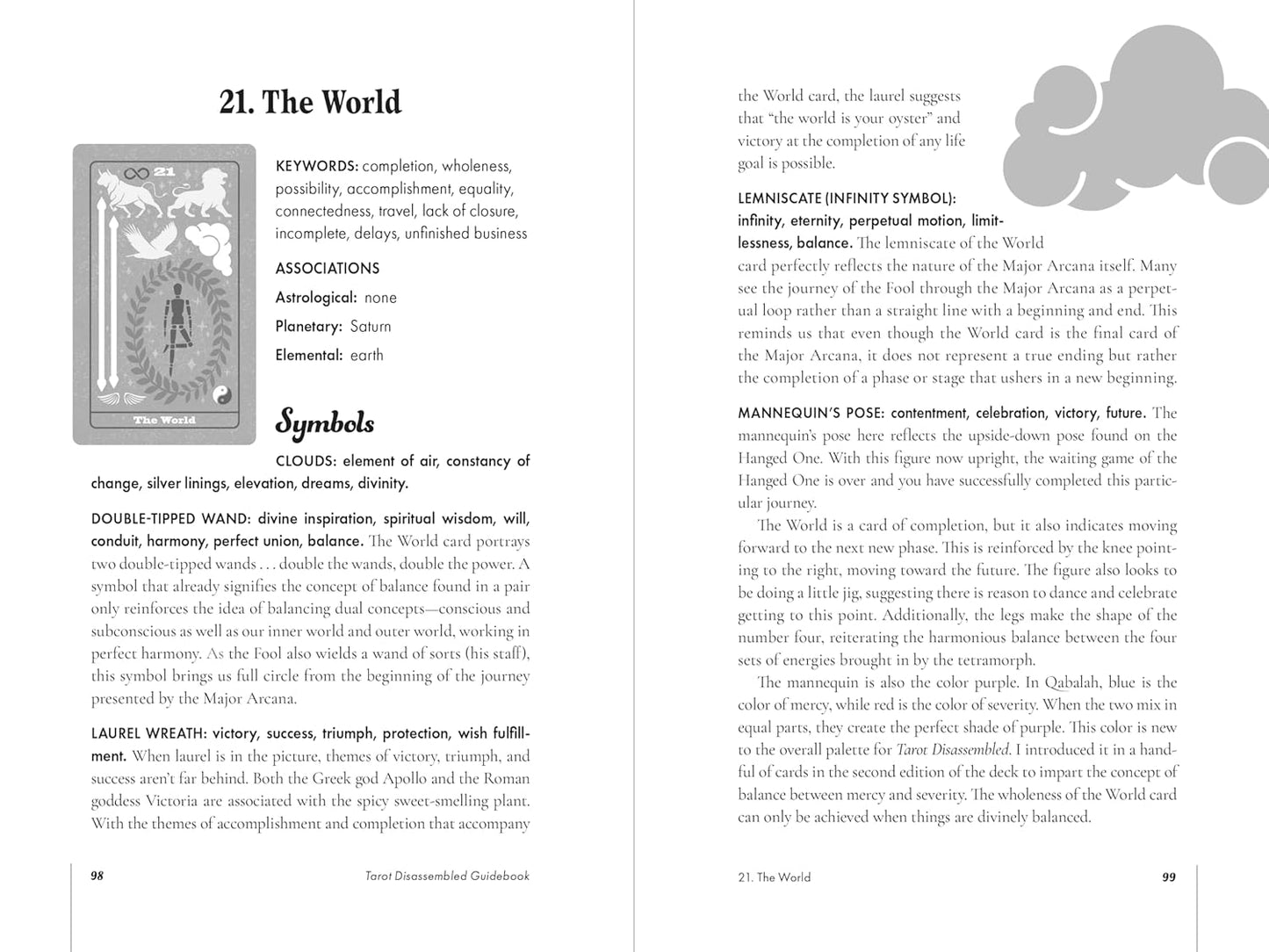 Tarot Disassembled Guidebook: Deconstructing the Symbols of the Major Arcana
