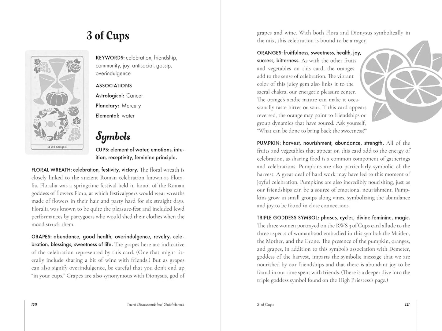 Tarot Disassembled Guidebook: Deconstructing the Symbols of the Major Arcana - Oneness emporium