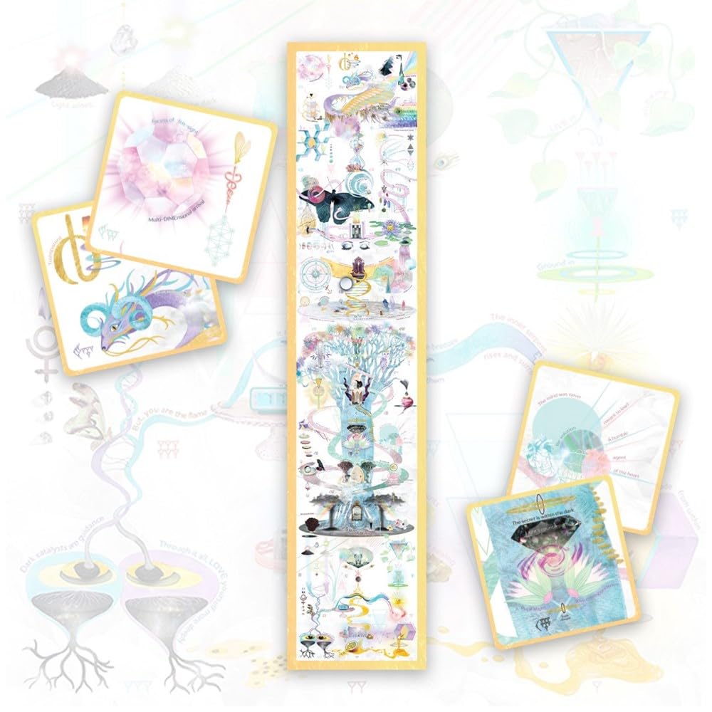 Transcendence Map Oracle: Alchemical Cartography for Remembrance and Navigation (46 Full-color Cards and 112-page Full-color Guidebook)