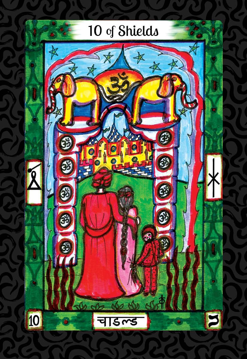 The Vedic Tarot: East Meets West: East Meets West (Tarot Deck and Guidebook, Box Set)