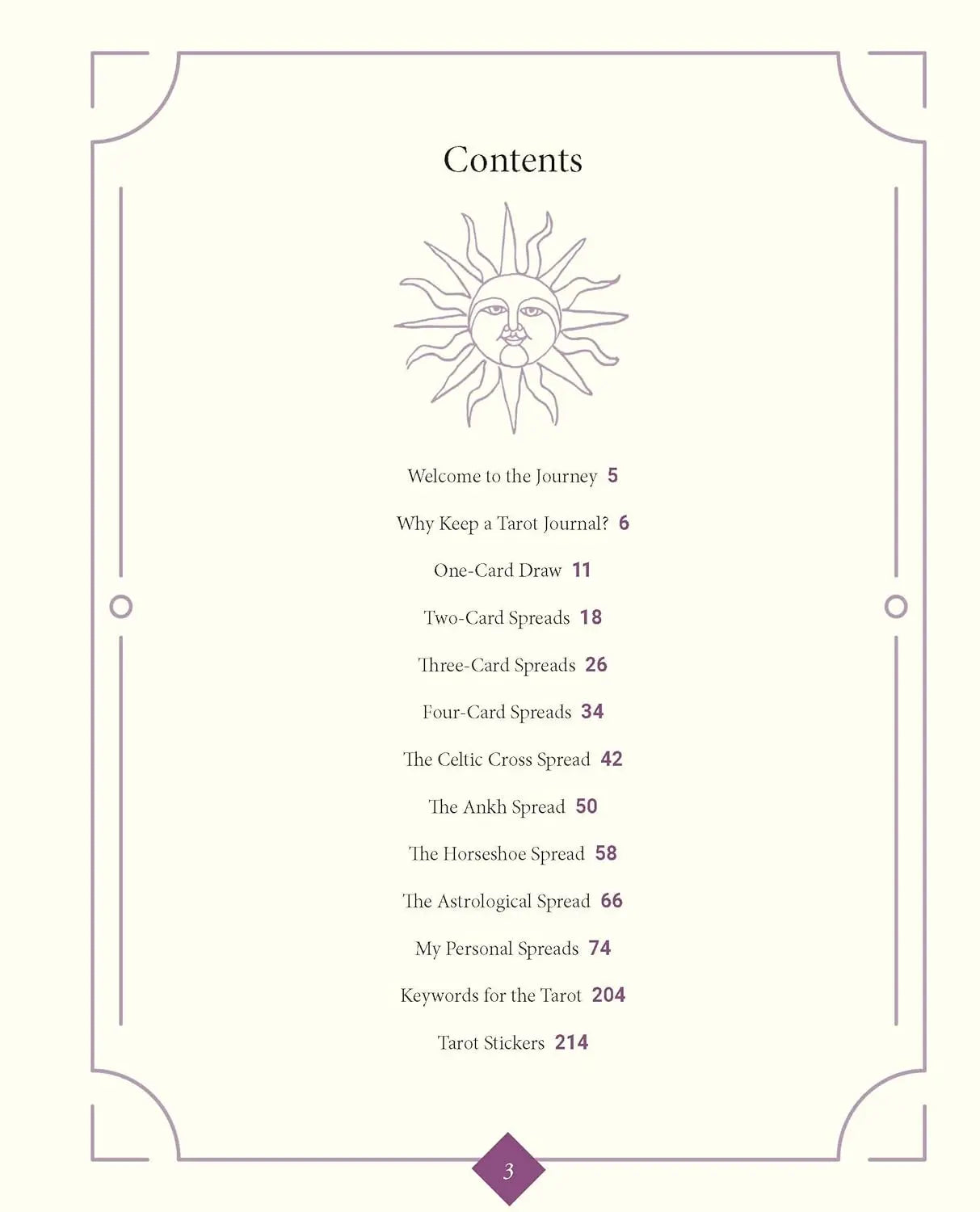 WEISER TAROT JOURNAL HB - Oneness emporium