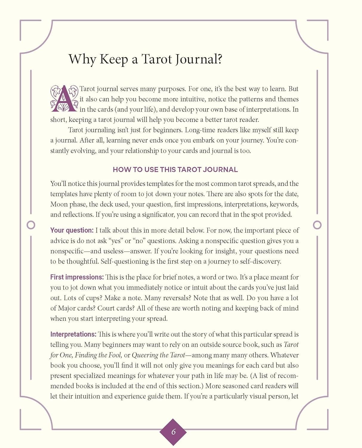 WEISER TAROT JOURNAL HB