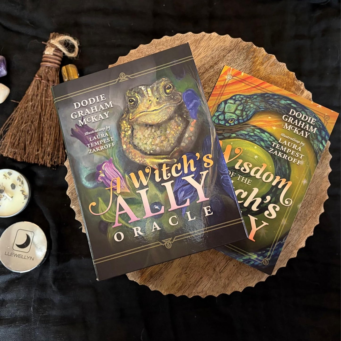 A witch's ally oracle card deck. Laura Tempest Zakroff and Dodie Graham McKay. Published by LLewellyn Books. Available at Oneness Emporium