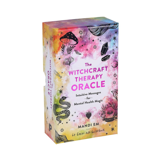 Witchcraft Therapy Oracle Flash Cards (Deck): Intuitive Messages for Mental Health Magic