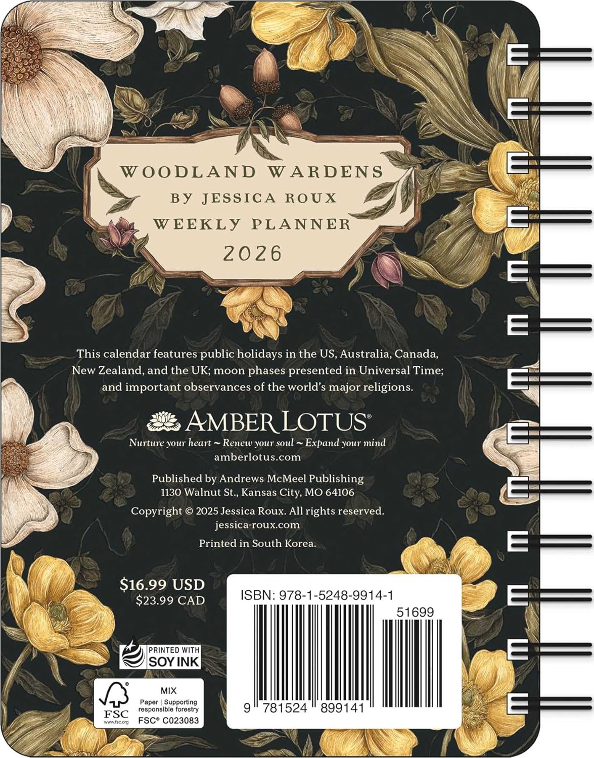 Woodland Wardens 2026 Weekly Planner Journal