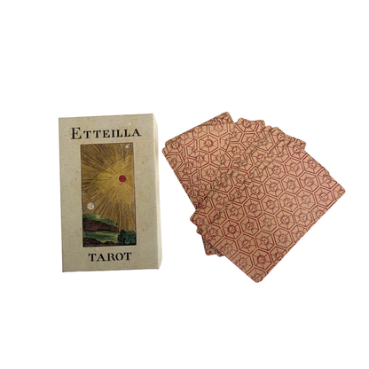 Etteilla Tarot cards with packaging on a white background