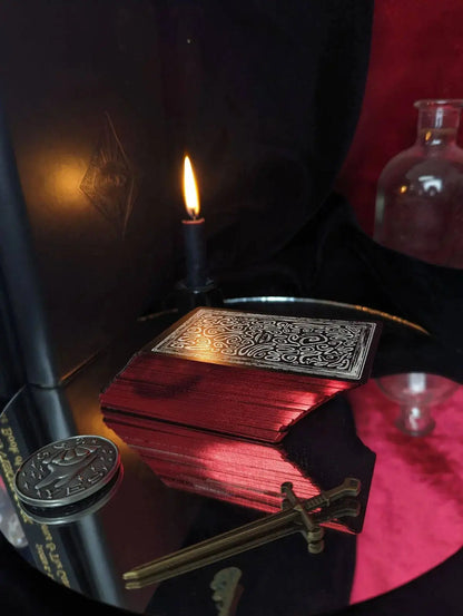 Little Night Visions tarot cards - mini pocket version in a tin - Oneness emporium