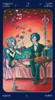 Tarot of the Sweet Twilight deck with surreal, dreamlike and emotional artwork.