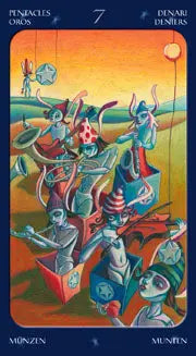 Tarot of the Sweet Twilight deck with surreal, dreamlike and emotional artwork.