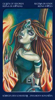 Tarot of the Sweet Twilight deck with surreal, dreamlike and emotional artwork.