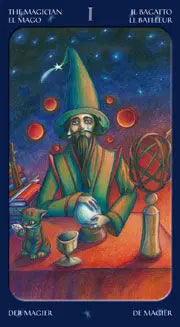 Tarot of the Sweet Twilight deck with surreal, dreamlike and emotional artwork.
