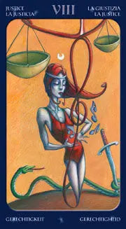 Tarot of the Sweet Twilight deck with surreal, dreamlike and emotional artwork.