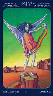 Tarot of the Sweet Twilight deck with surreal, dreamlike and emotional artwork.