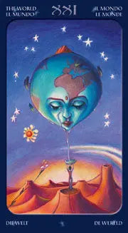 Tarot of the Sweet Twilight deck with surreal, dreamlike and emotional artwork.