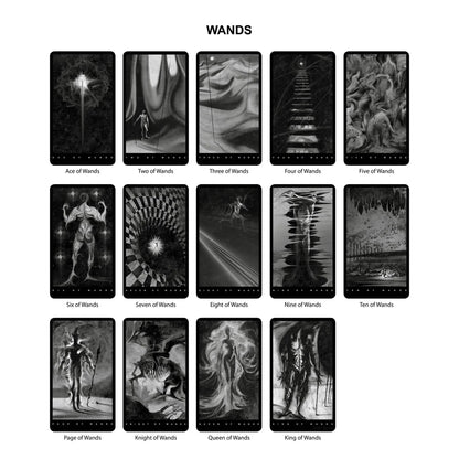 The Black Tarot Modern Tarot Cards Deck - Oneness emporium