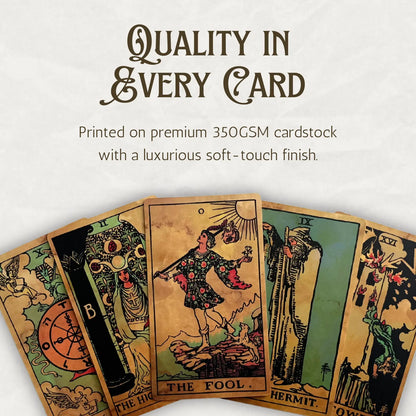 Antique Edition Tarot Deck & Guide | Classic RWS Design - Oneness emporium