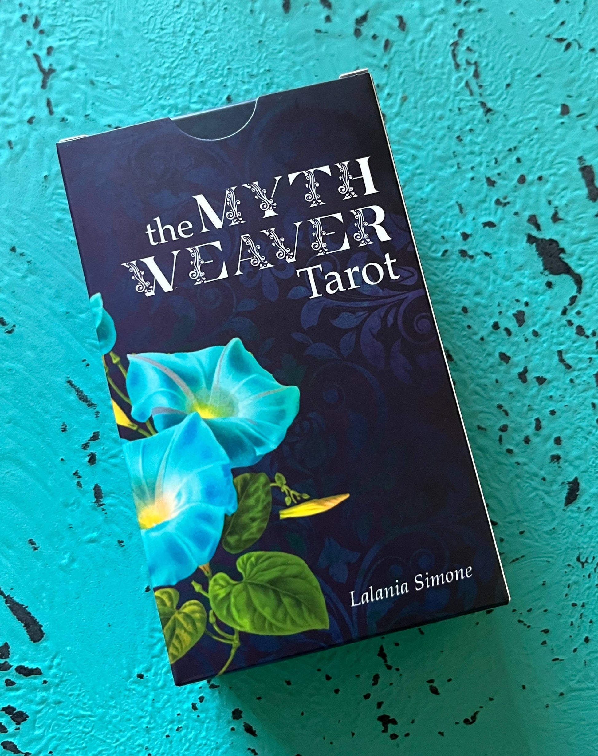Myth Weaver Tarot Keywords Edition indie tarot deck with mythology artwork and keyword meanings