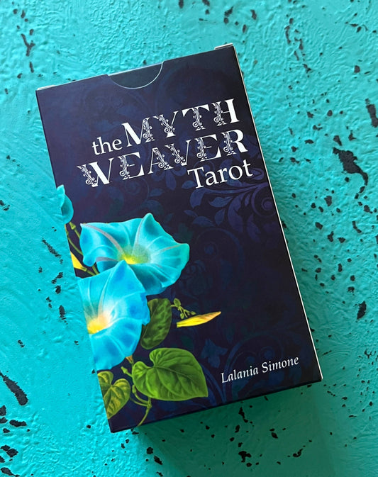 Myth Weaver Tarot Keywords Edition indie tarot deck with mythology artwork and keyword meanings